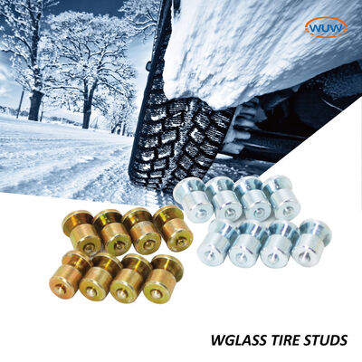 良い価格 Customized Tungsten Carbide Anti-slip Tire Studs with Cylindrical Shaped Carbide Core and Zinc Coated Surface オンライン