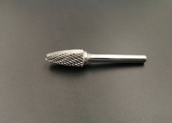 品質  25mm Double Cut Rotary Cone Carbide Burr For Grinding / Polishing 工場