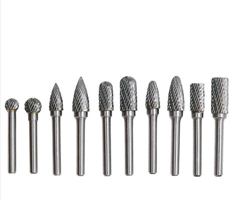 品質  Brazed Double Cut Rotary Files Carbide Burrs Set 50000RPM 工場