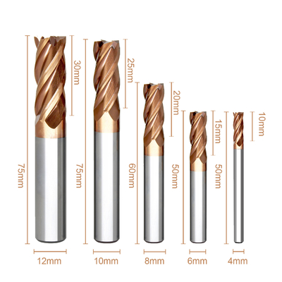 良い価格 炭化物のエンド ミルへのHRC55金長い範囲Endmill 4 オンライン