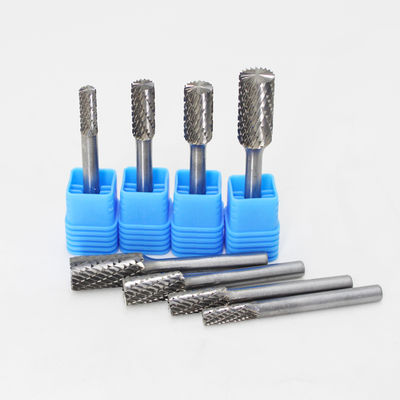 良い価格 3x6mm Sharpening Double Cut Abrasive Burr Grinder Bits Tungsten Carbide Cylinder Flat End Carbide Burs オンライン