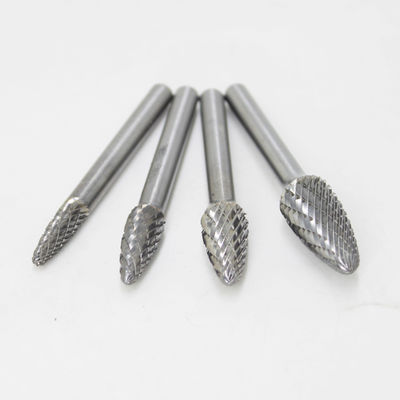 良い価格 6*8mm Rotary Burs Sets Plastic Box Tube Package Genuine Solid Tree Shape Carbide Burr for Metal Aluminum オンライン