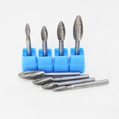 良い価格 3mm and 6mm Extended Length Flame Shape Carbide Burr Die Grinder Bit for Metal Grinding オンライン